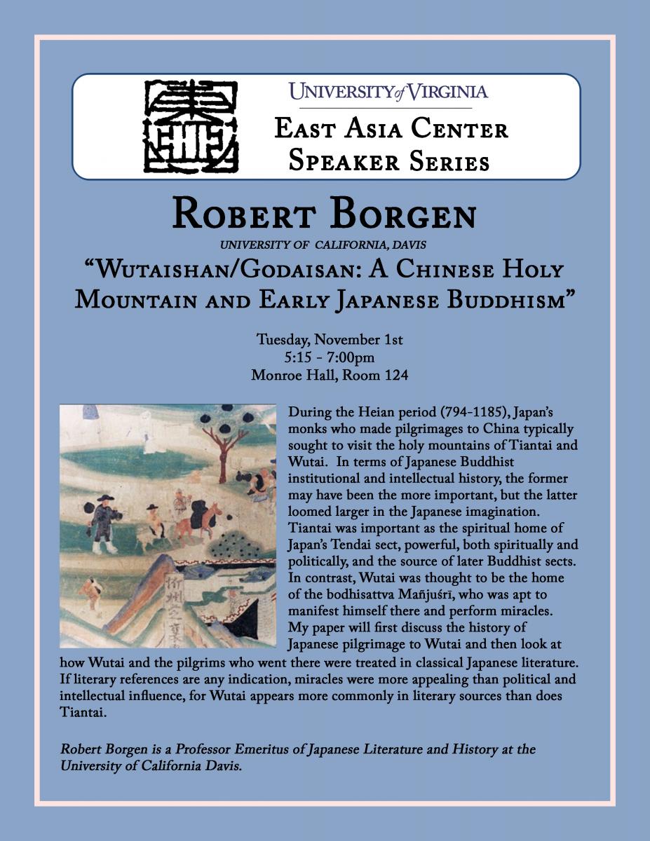 EAC Lecture Series: Robert Borgen