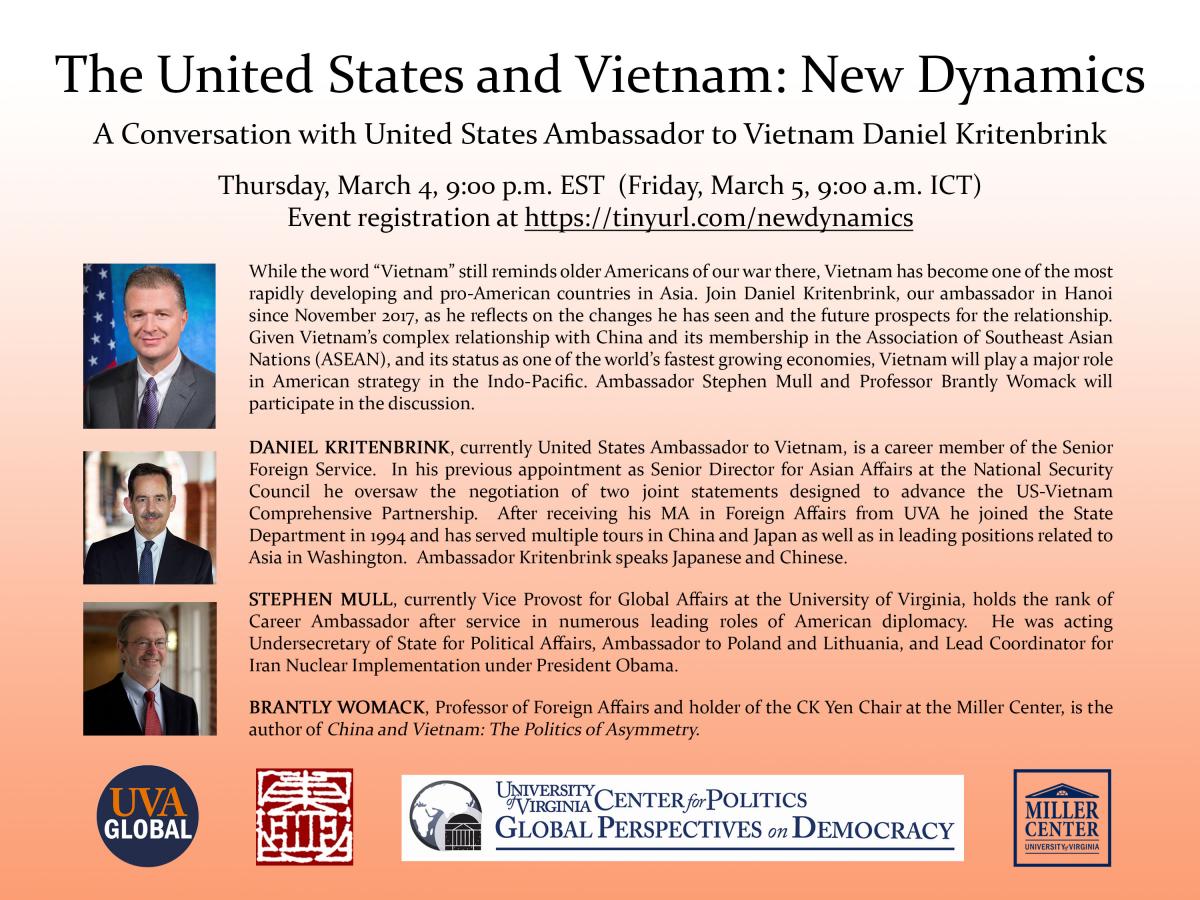 The United States and Vietnam: New Dynamics flyer