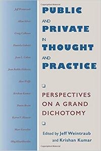 Public and Private in Thought and Practice cover