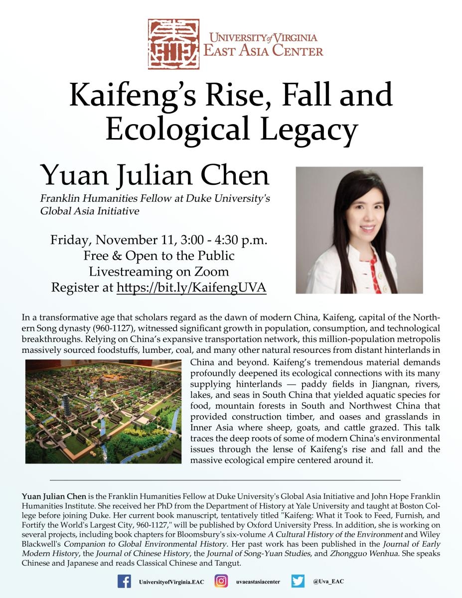 Kaifeng's Rise, Fall and Ecological Legacy flyer